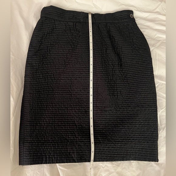 Vintage Gianfranco Ferre for Bergdorf Goodman Silk Quilted Pencil Skirt - Picture 13 of 14